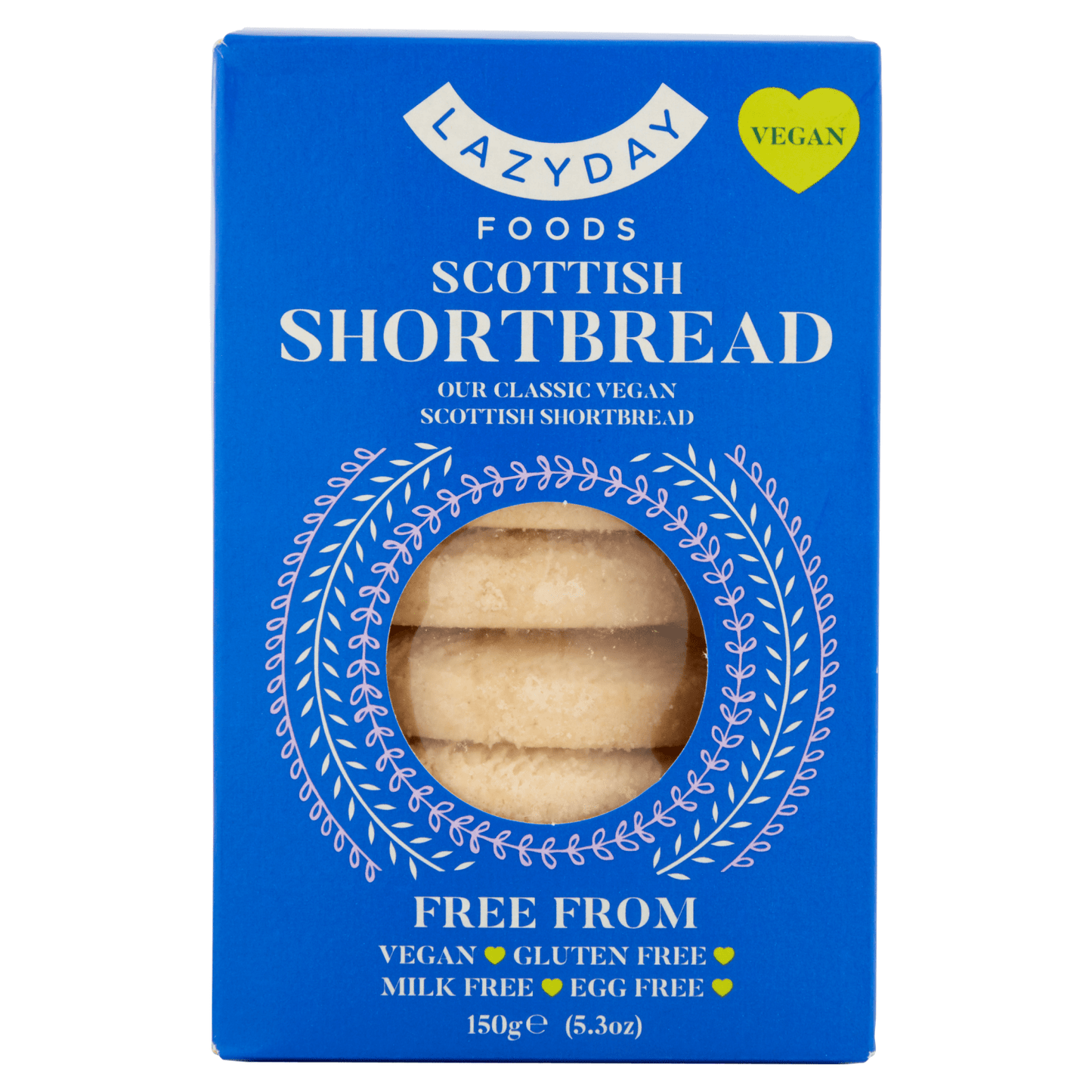 Lazy Day Foods Scottish Shortbread 150g - UK Food & Drink - 5060139660013