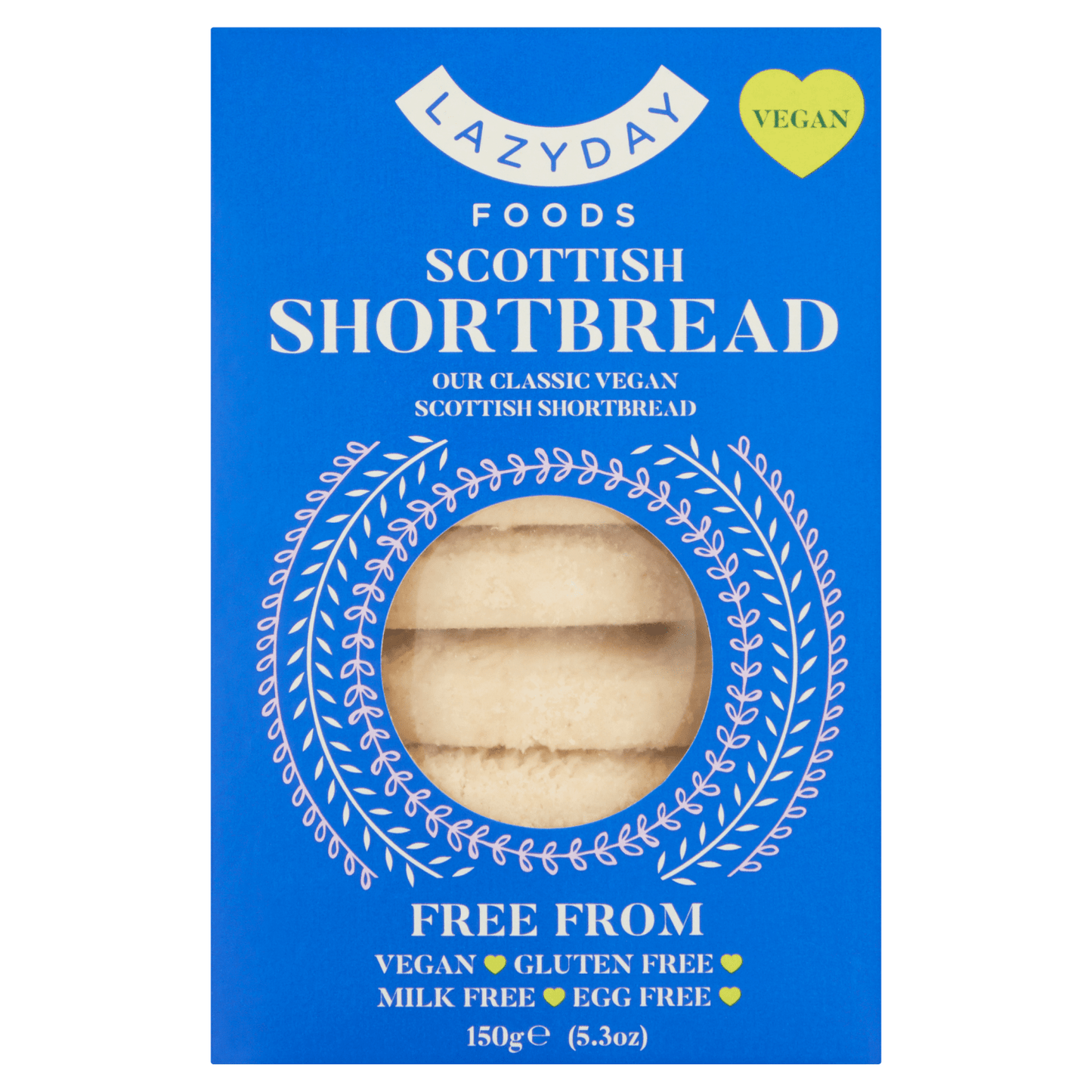 Lazy Day Foods Scottish Shortbread 150g - UK Food & Drink - 5060139660013