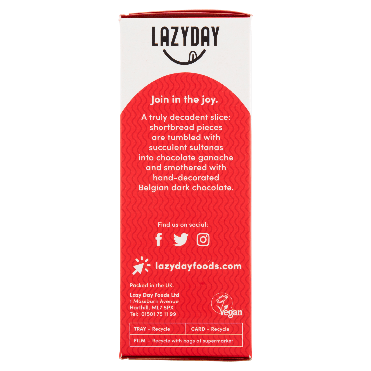 Lazyday Chocolate Tiffin 5 Slices 150g - UK Food & Drink - 5060139660099