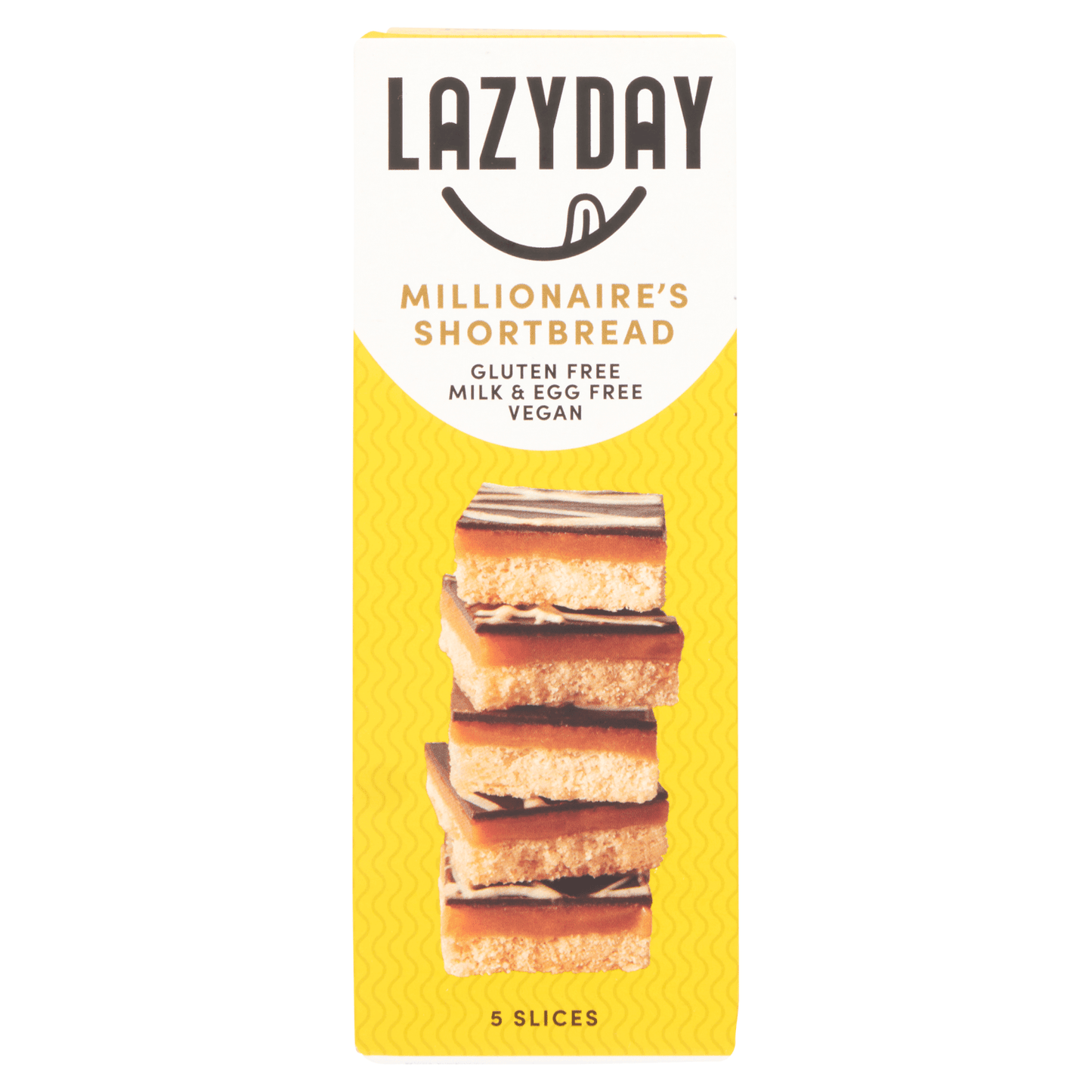 LAZYDAY Millionaire's Shortbread 5 Slices 150g - UK Food & Drink - 5060139660112