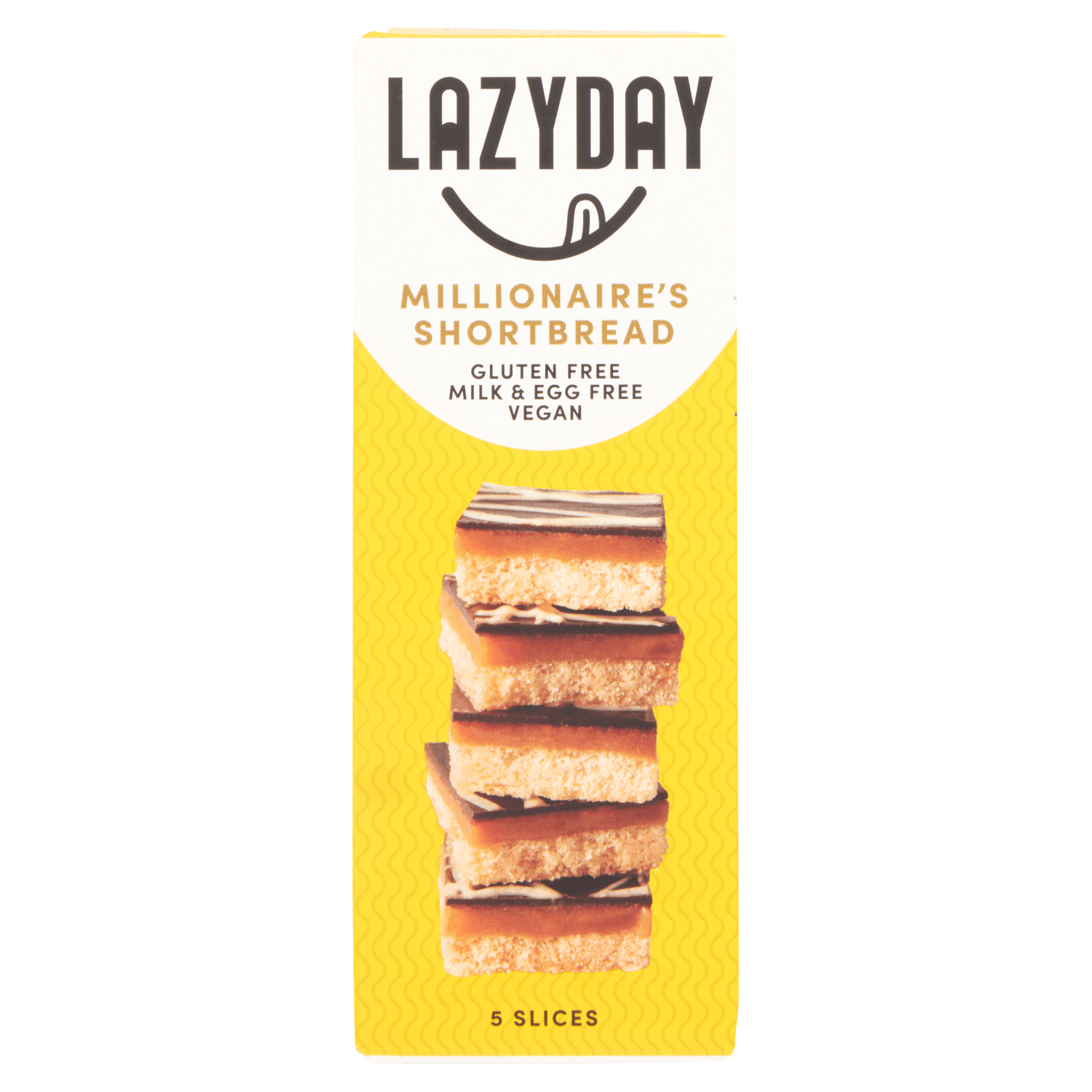 LAZYDAY Millionaire's Shortbread 5 Slices 150g - UK Food & Drink - 5060139660112