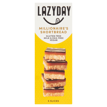 LAZYDAY Millionaire's Shortbread 5 Slices 150g - UK Food & Drink - 5060139660112