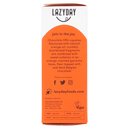 LAZYDAY Orange Tiffin 5 Slices 150g - UK Food & Drink - 5060139660273
