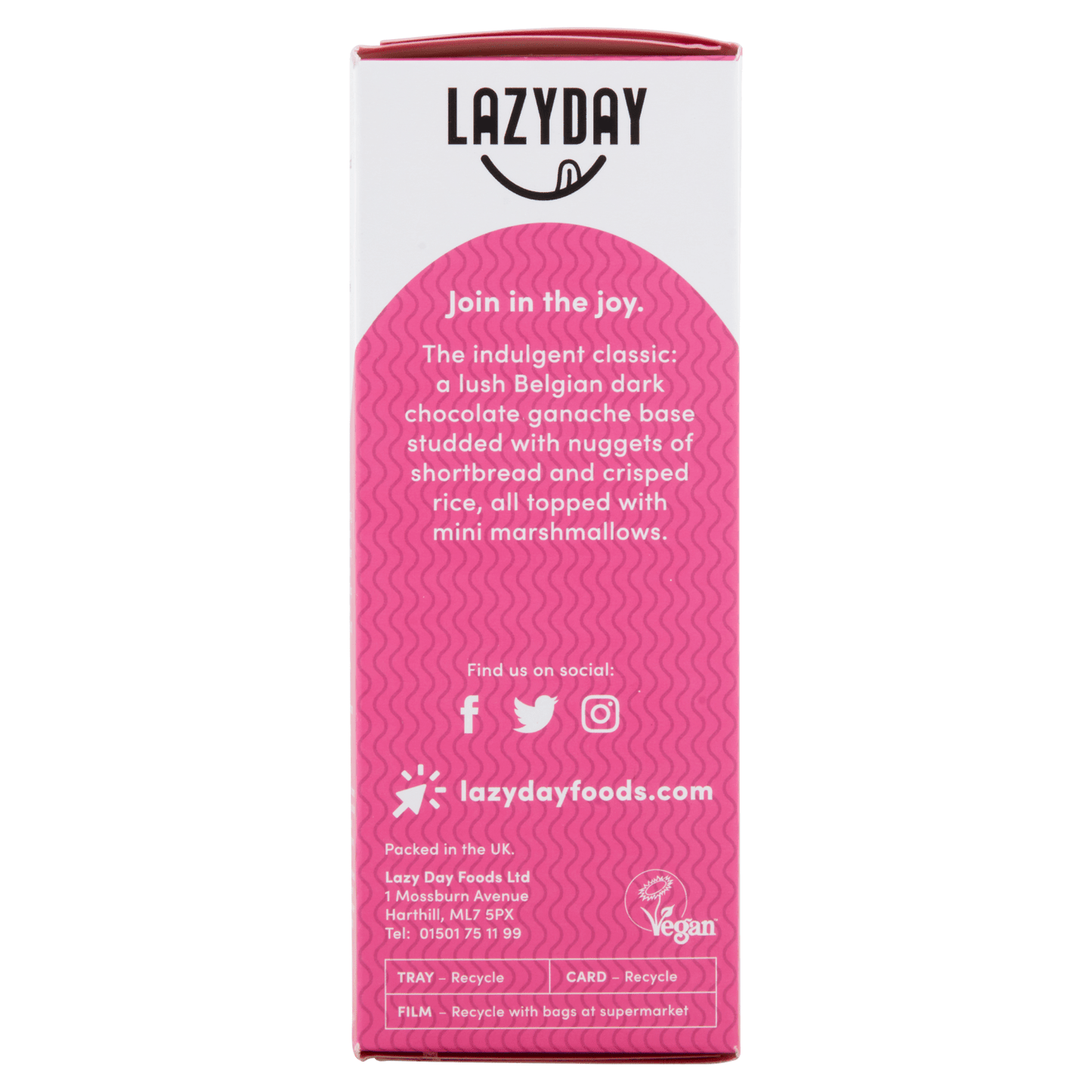 Lazyday Rocky Road 5 Slices 150g - UK Food & Drink - 5060139660846