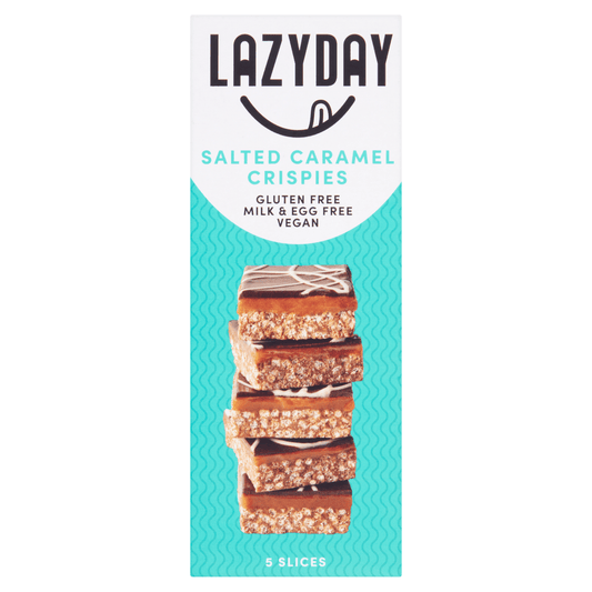 LAZYDAY Salted Caramel Crispies 150g - UK Food & Drink - 5060139662130