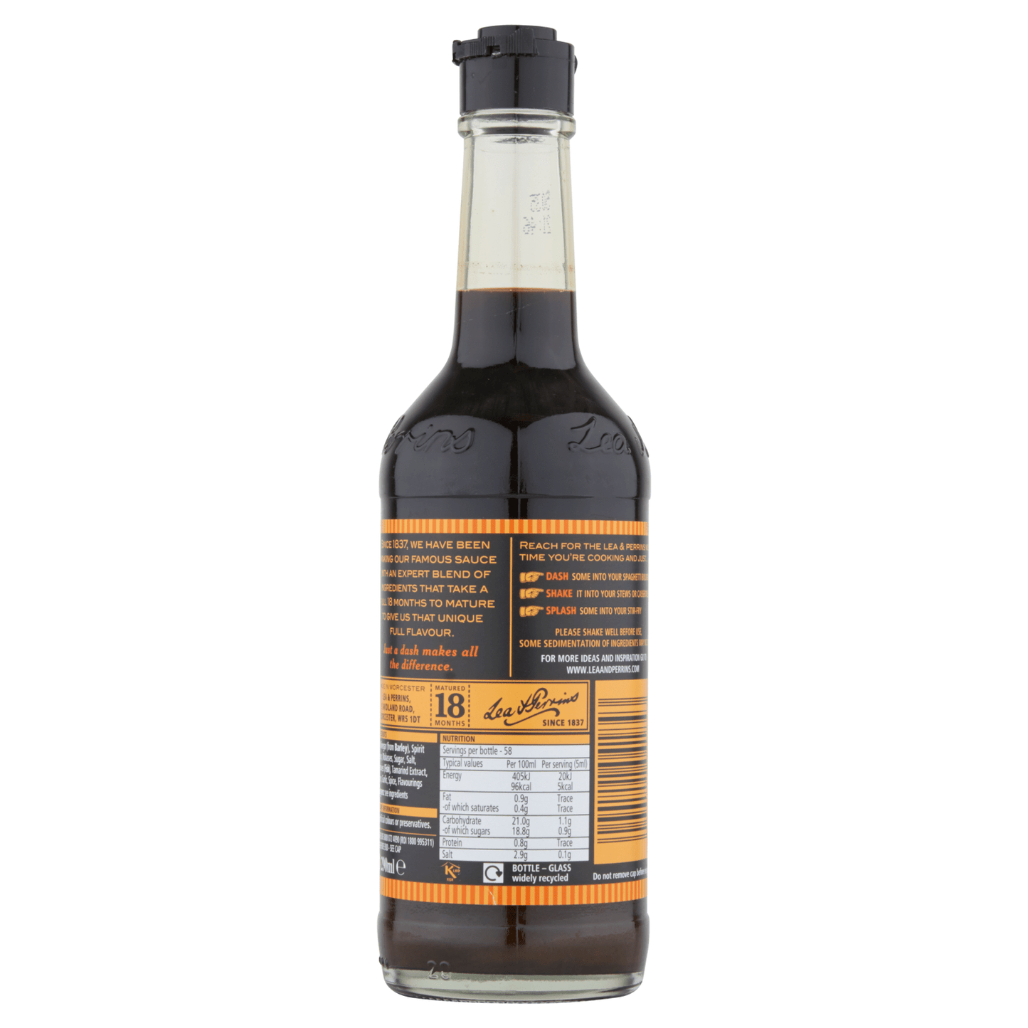 Lea & Perrins Worcestershire Sauce 290ml - UK Food & Drink - 5000111041843