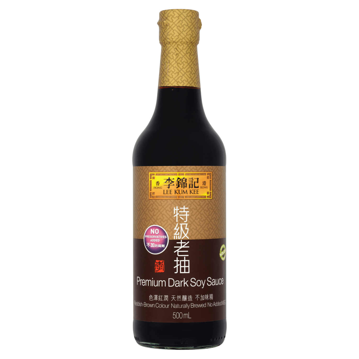 Lee Kum Kee Premium Dark Soy Sauce 500ml - UK Food & Drink - 78895126389