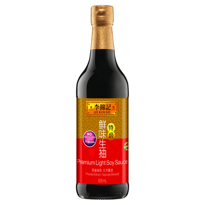 Lee Kum Kee Premium Light Soy Sauce 500ml - UK Food & Drink - 78895126396