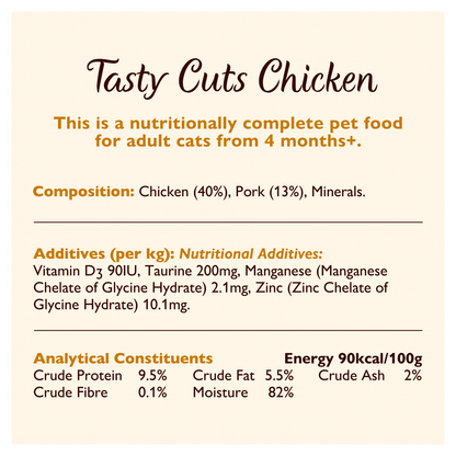 Lily's Kitchen Chicken Tasty Cuts in Gravy for Cats 85g - UK Food & Drink - 5056273603078
