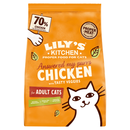 Lily's Kitchen Chicken with Tasty Veggies For Adult Cats 800g - UK Food & Drink - 5060184243384