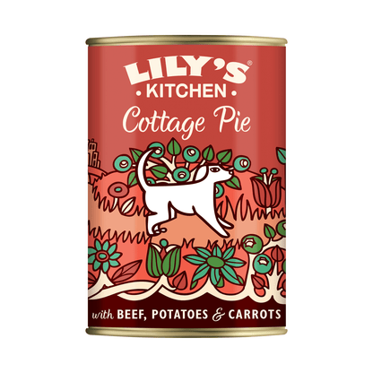 Lily's Kitchen Cottage Pie Adult Wet Dog Food 400g - UK Food & Drink - 5060184240024