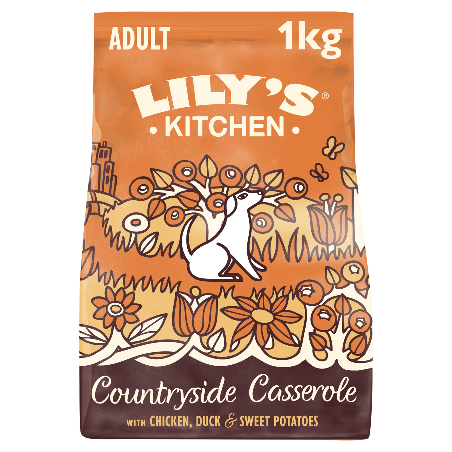 Lily's Kitchen Countryside Casserole with Chicken, Duck & Sweet Potatoes 1kg - UK Food & Drink - 5060184240512