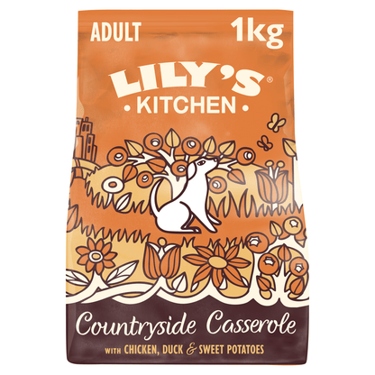 Lily's Kitchen Countryside Casserole with Chicken, Duck & Sweet Potatoes 1kg - UK Food & Drink - 5060184240512