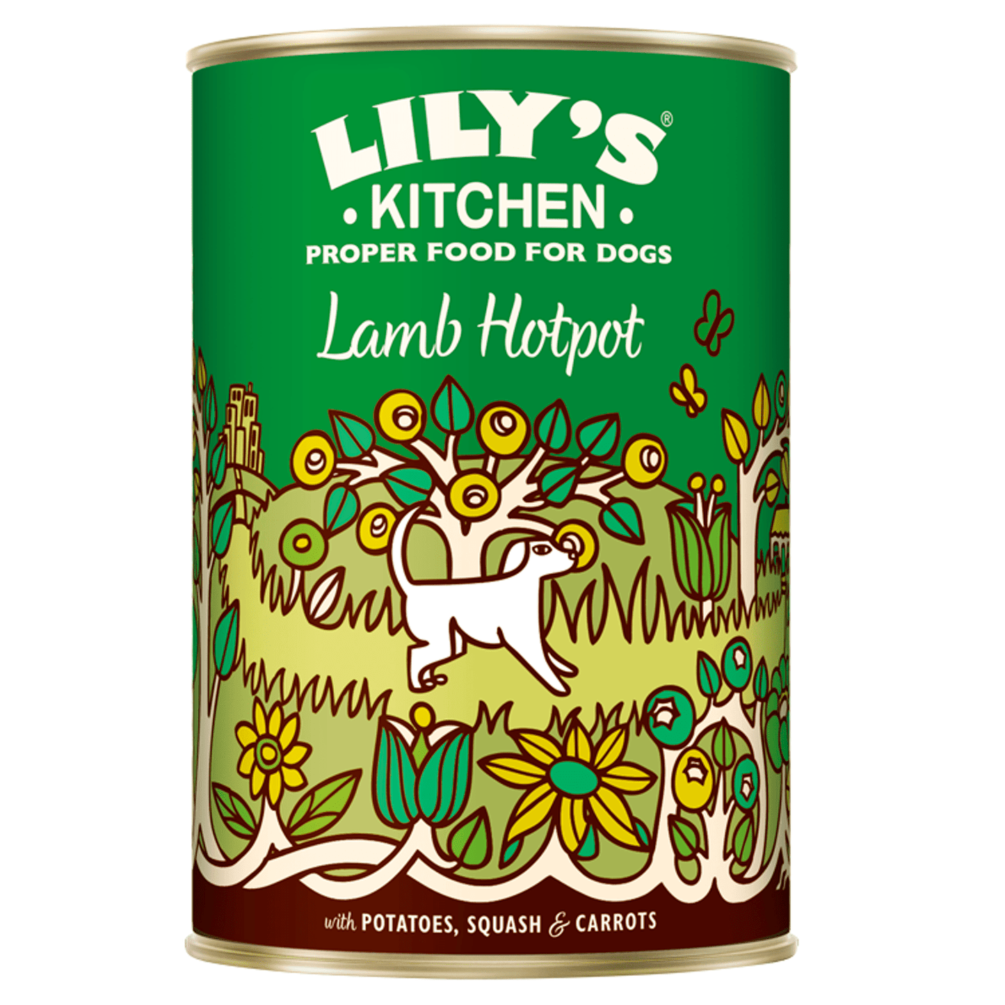 Lily's Kitchen Lamb Hotpot Adult Wet Dog Food 400g - UK Food & Drink - 5060184240017