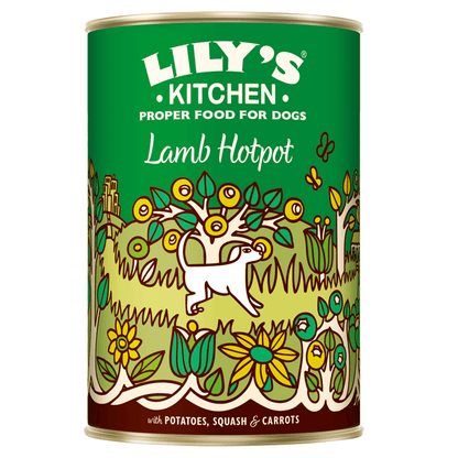 Lily's Kitchen Lamb Hotpot Adult Wet Dog Food 400g - UK Food & Drink - 5060184240017