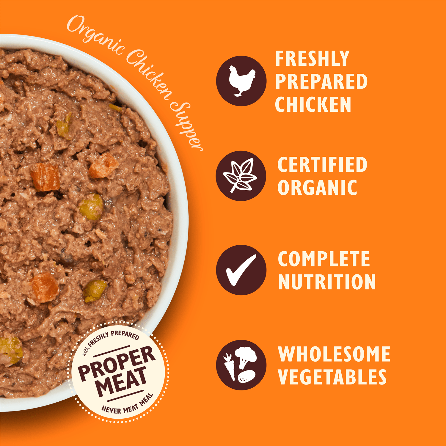 Lily's Kitchen Organic Chicken Supper with a Vegetable Medley 150g - UK Food & Drink - 5060184240031