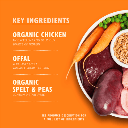 Lily's Kitchen Organic Chicken Supper with a Vegetable Medley 150g - UK Food & Drink - 5060184240031