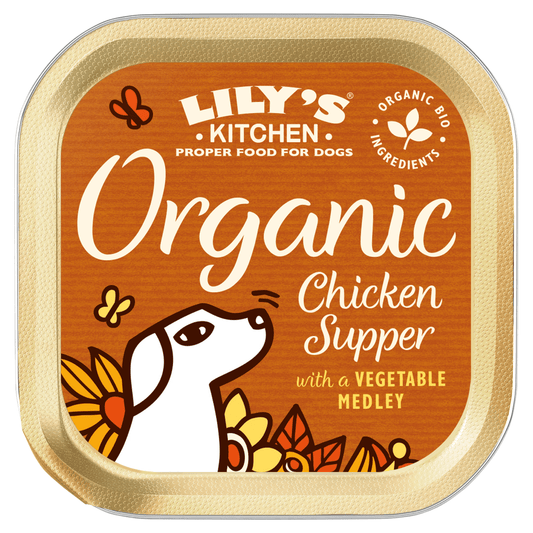 Lily's Kitchen Organic Chicken Supper with a Vegetable Medley 150g - UK Food & Drink - 5060184240031