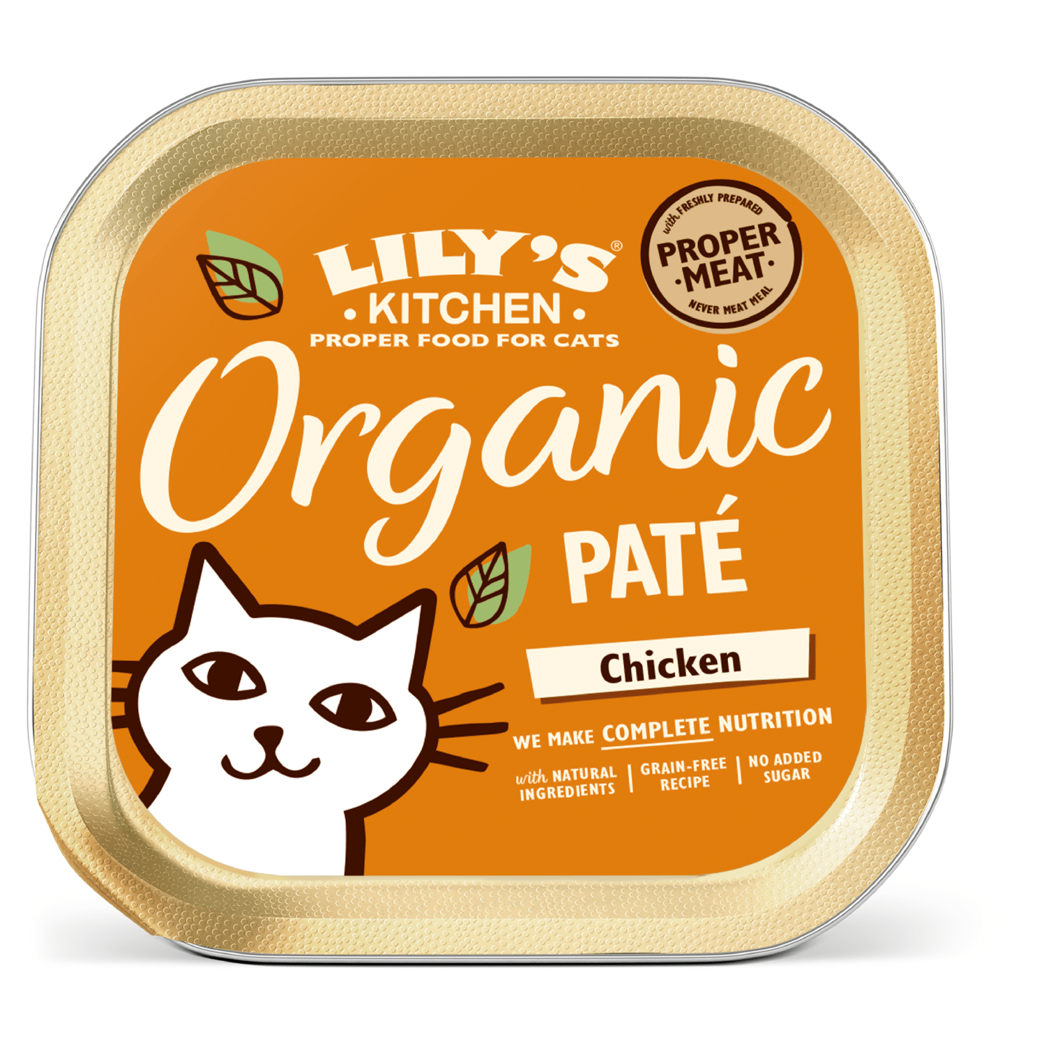 Lily's Kitchen Organic Pate Chicken 85g - UK Food & Drink - 5060184243230