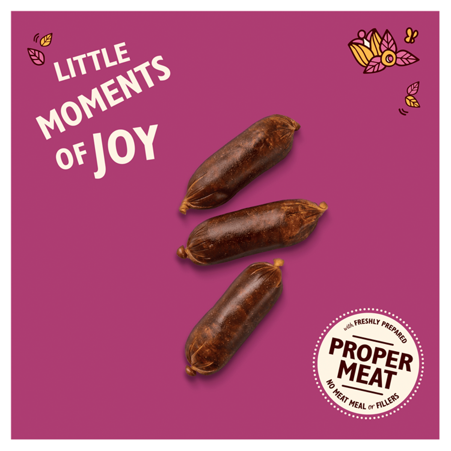 Lily's Kitchen Scrumptious Duck with Venison Sausages 70g - UK Food & Drink - 5060184249850