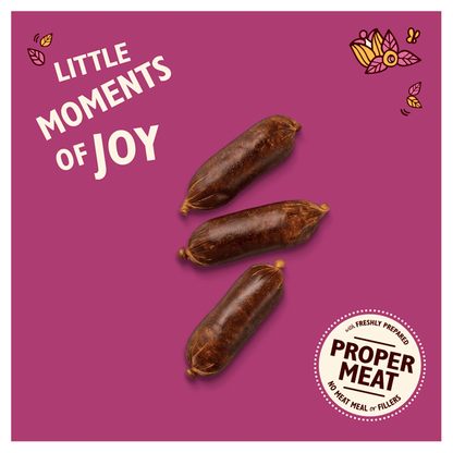 Lily's Kitchen Scrumptious Duck with Venison Sausages 70g - UK Food & Drink - 5060184249850