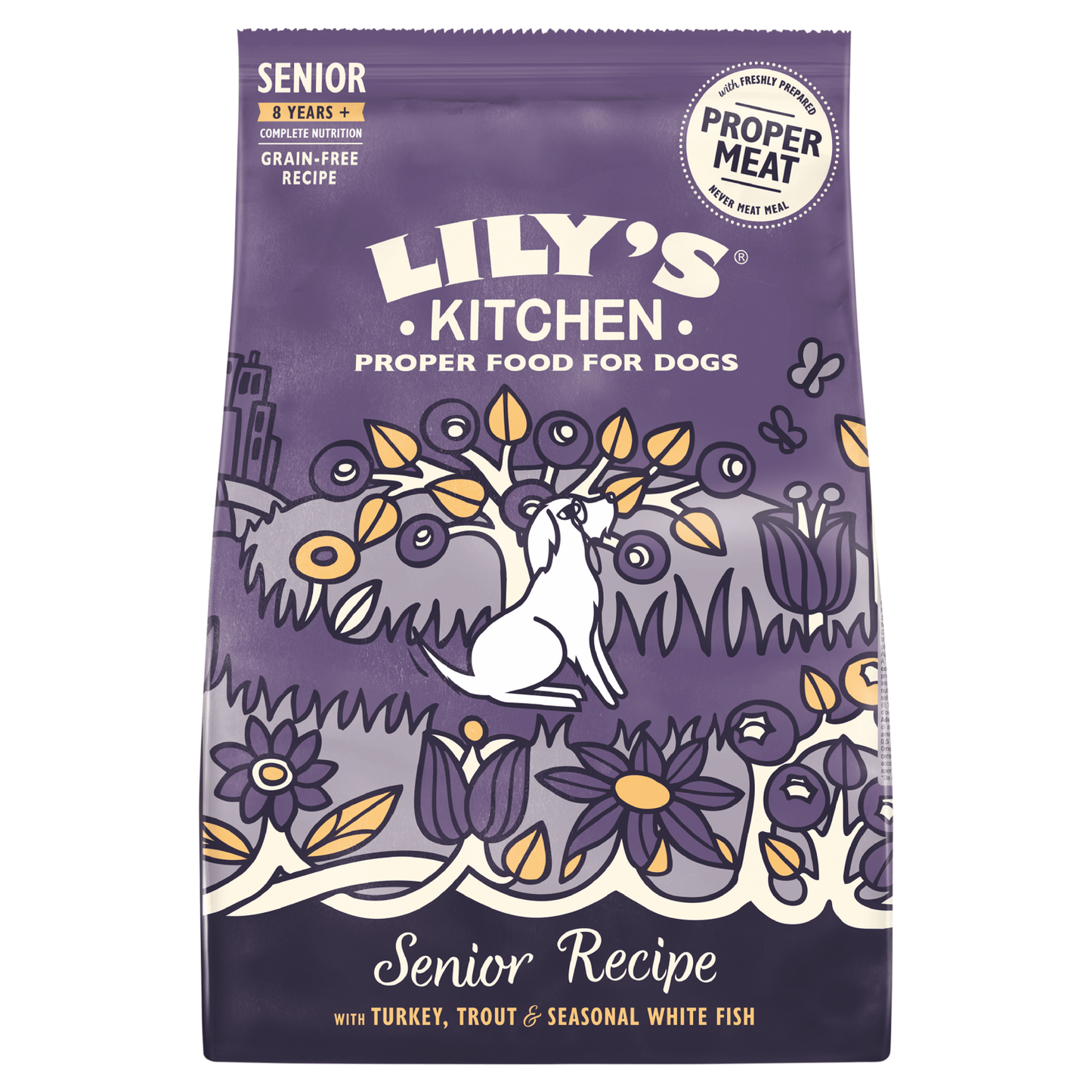 Lily's Kitchen Senior Recipe Complete Nutrition Senior 8 Years+ 1kg - UK Food & Drink - 5060184242042