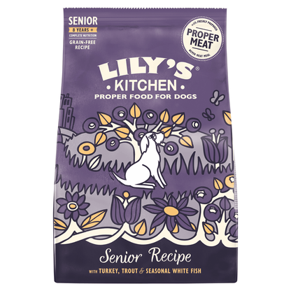 Lily's Kitchen Senior Recipe Complete Nutrition Senior 8 Years+ 1kg - UK Food & Drink - 5060184242042