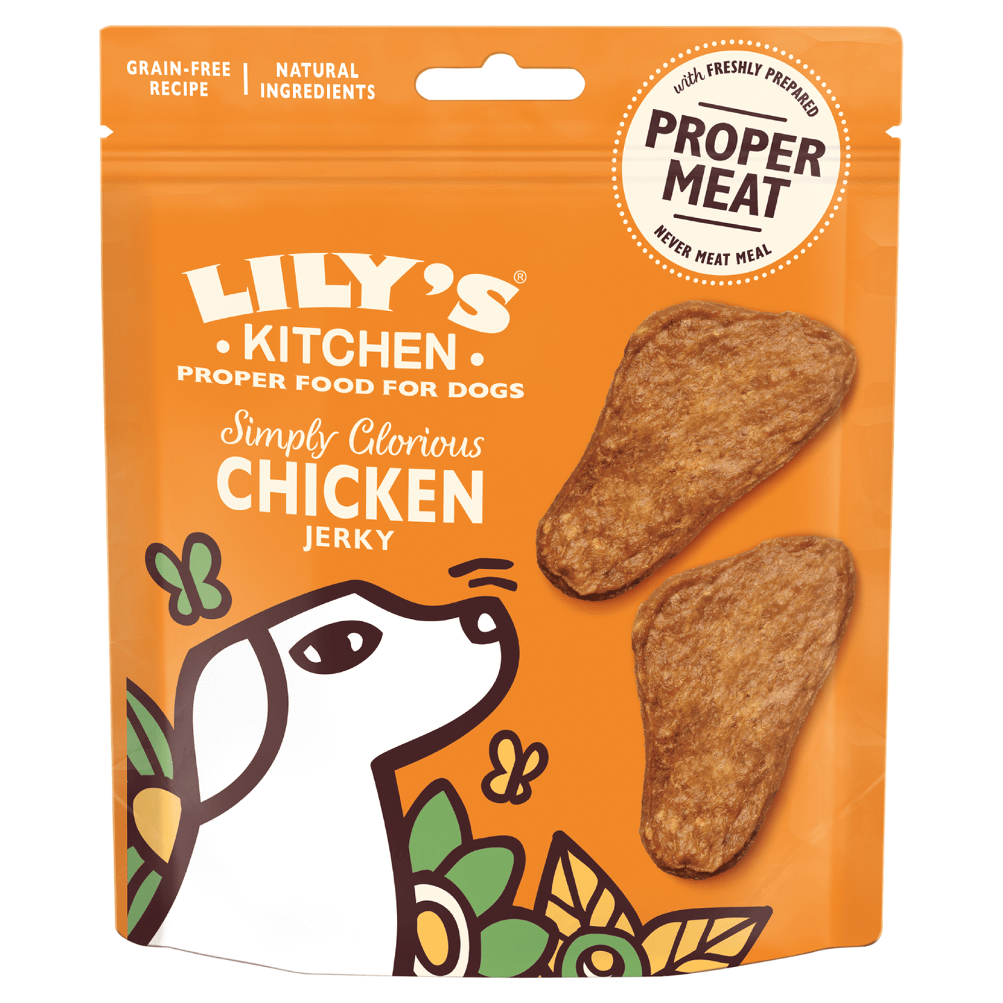 Lily's Kitchen Simply Glorious Chicken Jerky 70g - UK Food & Drink - 5060184249836