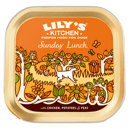 Lily's Kitchen Sunday Lunch Adult Wet Dog Food 150g - UK Food & Drink - 5060184246064