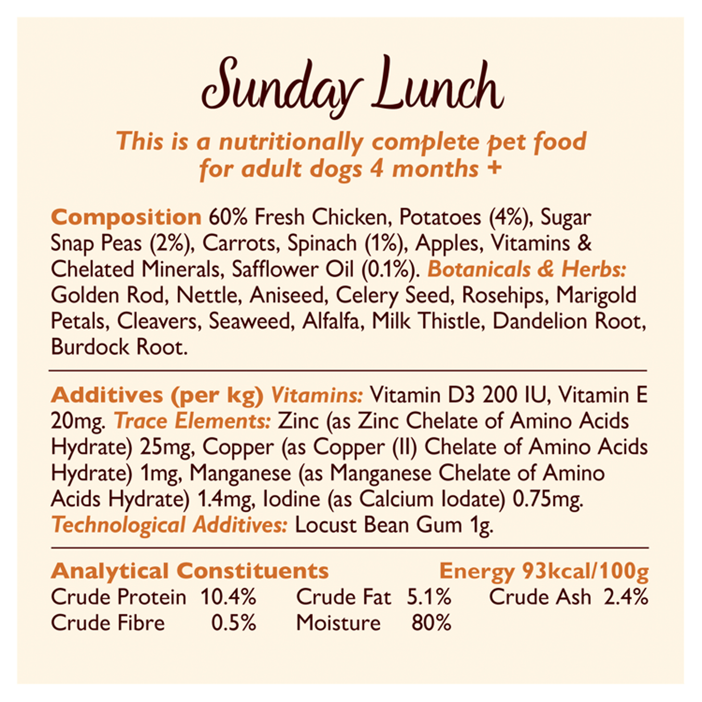 Lily's Kitchen Sunday Lunch Adult Wet Dog Food 150g - UK Food & Drink - 5060184246064