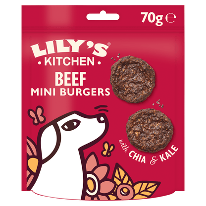 Lily's Kitchen The Best Ever Beef Mini Burgers 70g - UK Food & Drink - 5060184249799