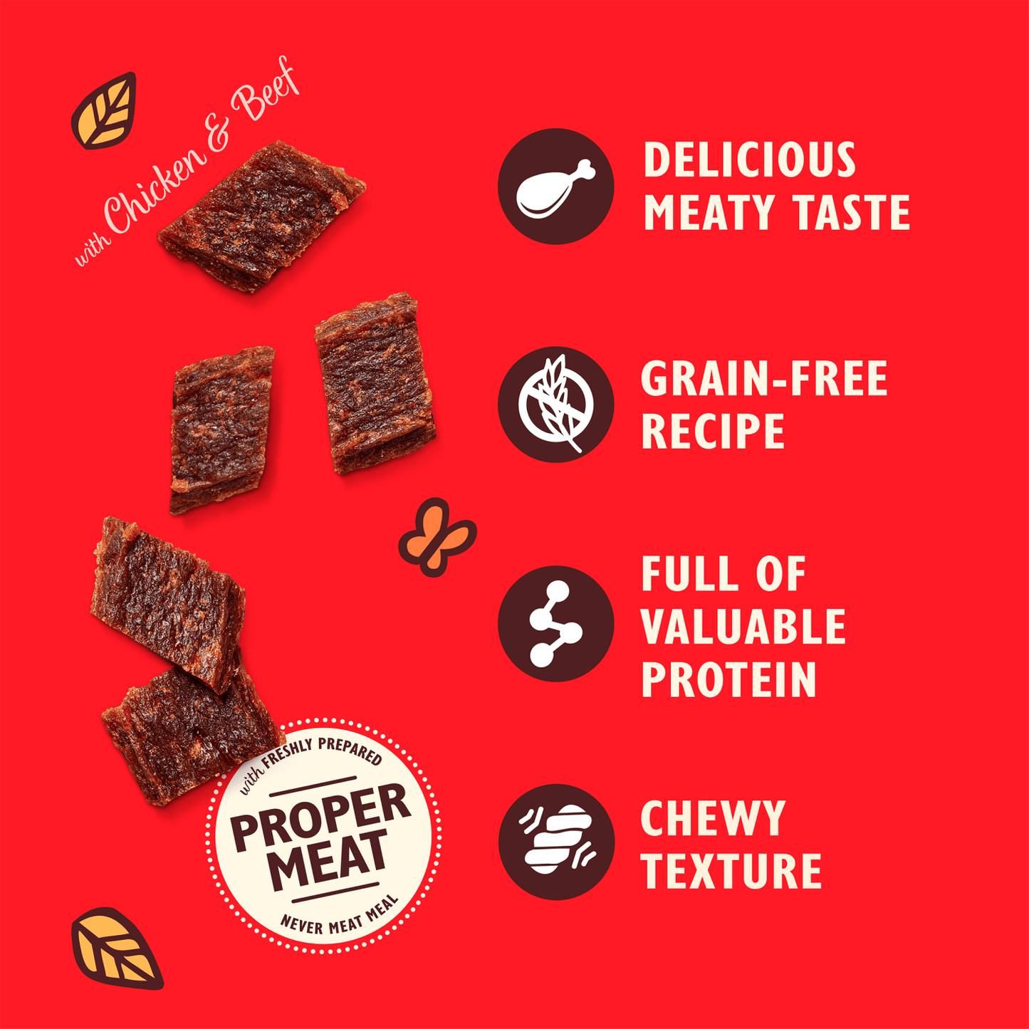 Lily's Kitchen Time for School Training Treats with Chicken & Beef 70g - UK Food & Drink - 5056273604747