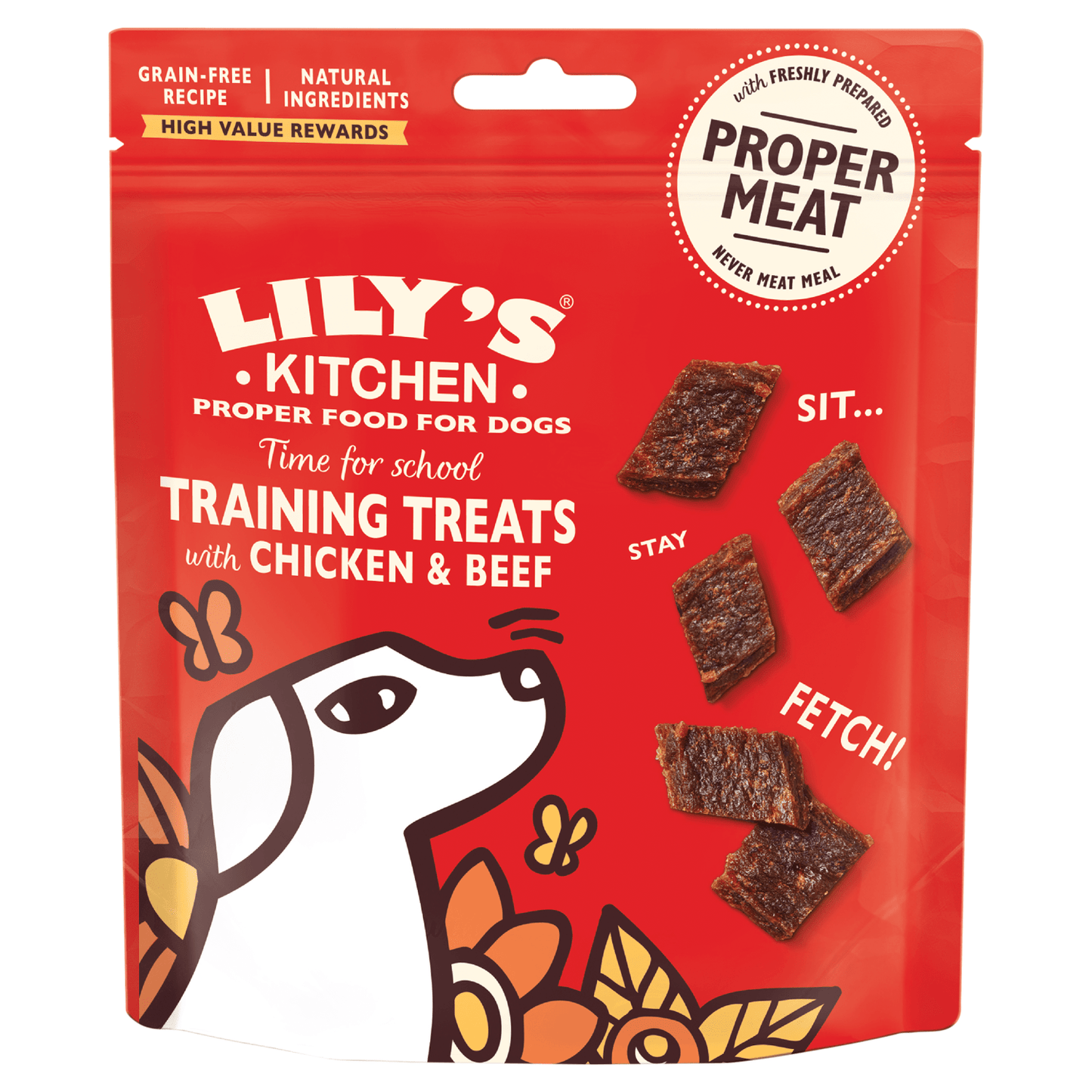 Lily's Kitchen Time for School Training Treats with Chicken & Beef 70g - UK Food & Drink - 5056273604747