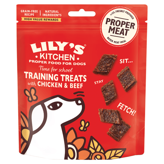 Lily's Kitchen Time for School Training Treats with Chicken & Beef 70g - UK Food & Drink - 5056273604747