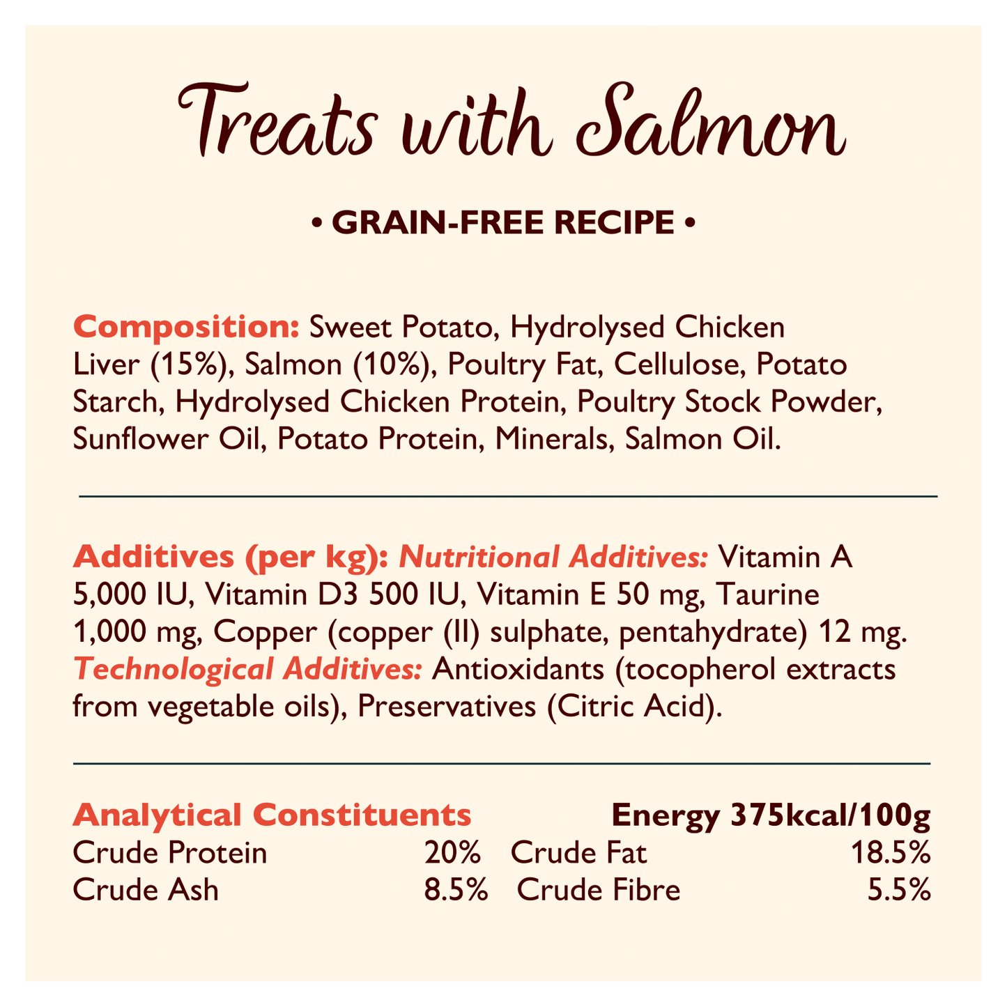 Lily's Kitchen Treats with Salmon 60g - UK Food & Drink - 5056273602538
