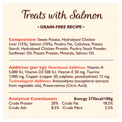 Lily's Kitchen Treats with Salmon 60g - UK Food & Drink - 5056273602538