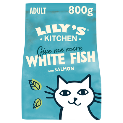 Lily's Kitchen White Fish with Salmon for Adult Cats 800g - UK Food & Drink - 5060184243360