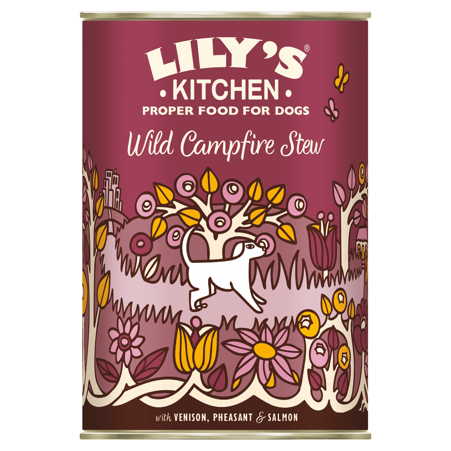 Lily's Kitchen Wild Campfire Stew with Venison, Pheasant Salmon 400g - UK Food & Drink - 5060184240468
