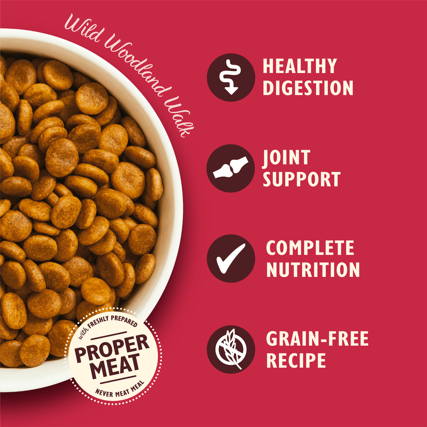 Lily's Kitchen Wild Woodland Walk with Duck, Salmon & Venison 1kg - UK Food & Drink - 5060184240499