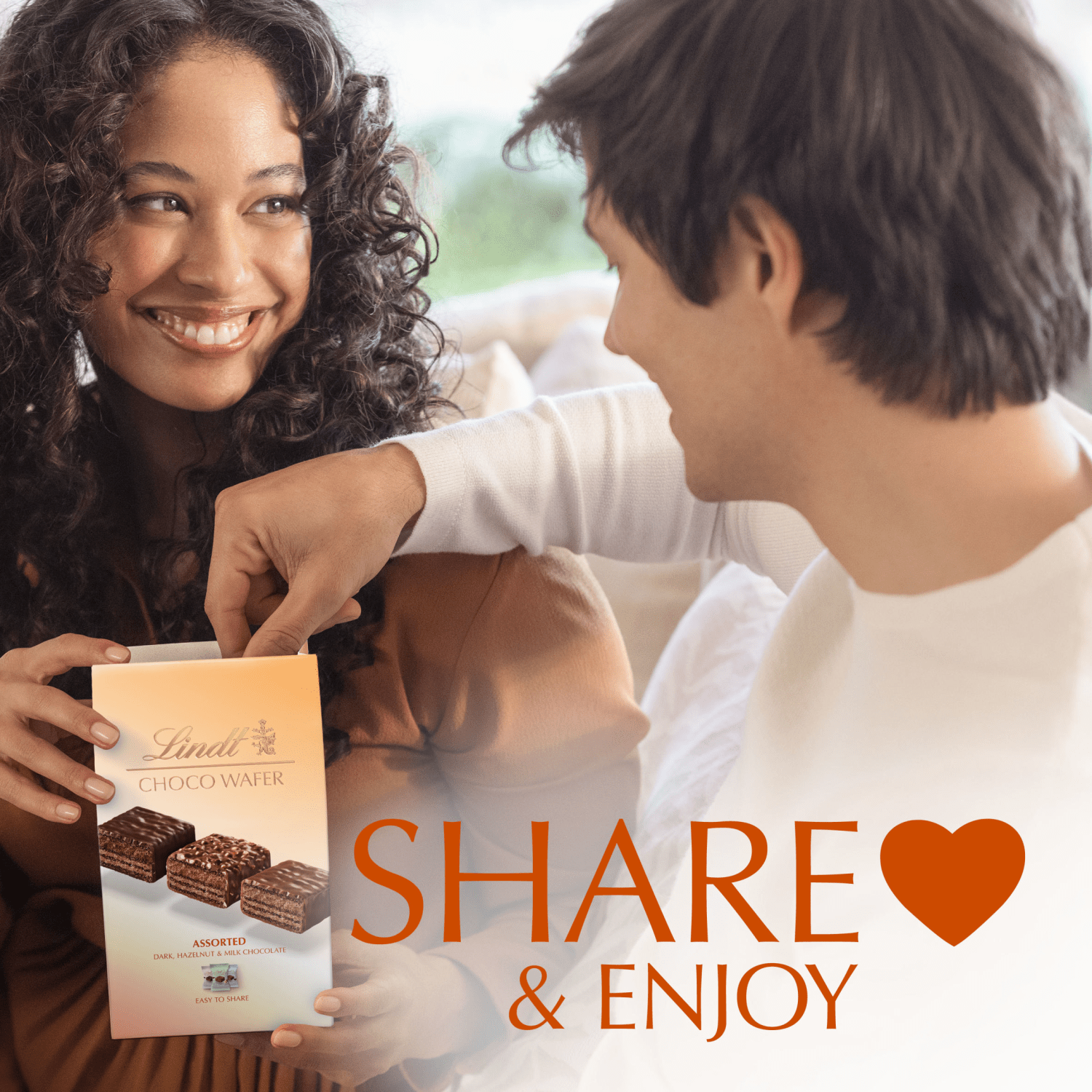 Lindt Choco Wafer Assorted Chocolate Sharing Box 138g - UK Food & Drink - 8003340806617