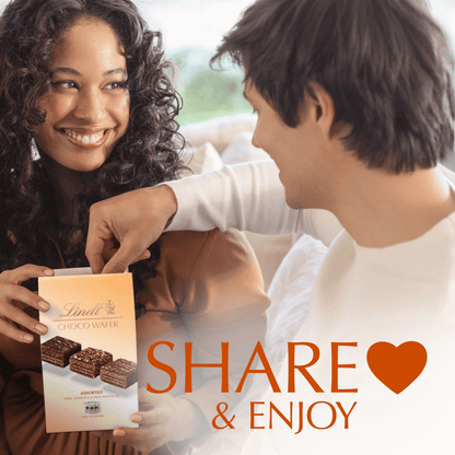 Lindt Choco Wafer Assorted Chocolate Sharing Box 138g - UK Food & Drink - 8003340806617