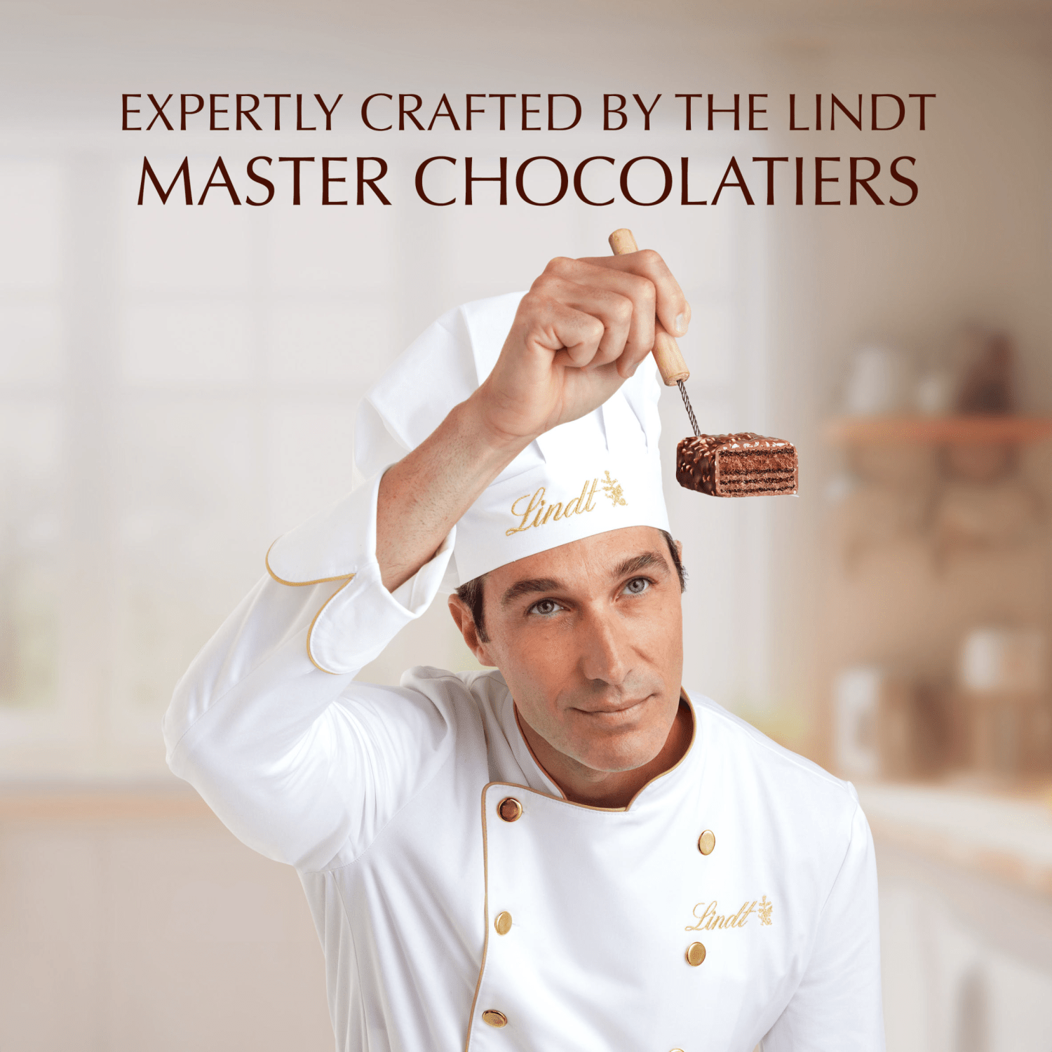 Lindt Choco Wafer Milk Chocolate & Hazelnut Sharing Box 135g - UK Food & Drink - 8003340806600