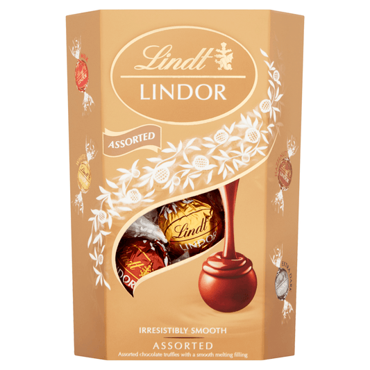 Lindt Lindor Assorted Chocolate Truffles Box 200g - UK Food & Drink - 8003340090276