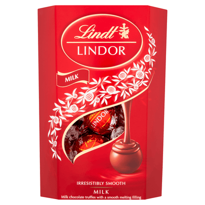 Lindt Lindor Milk Chocolate Truffles Box 200g - UK Food & Drink - 8003340090535