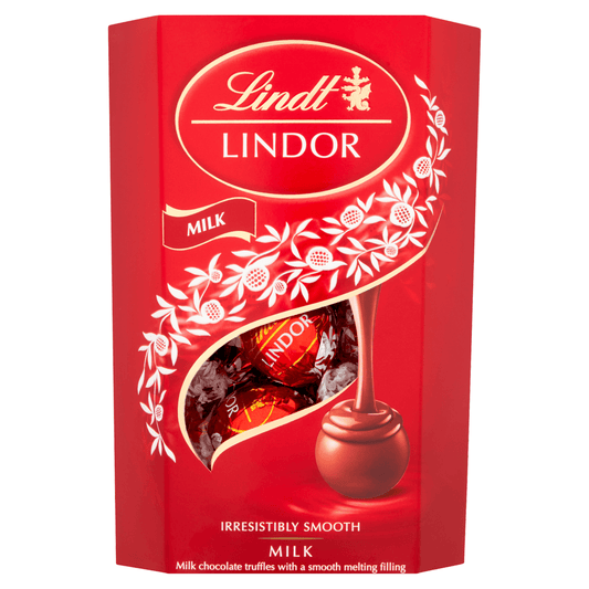 Lindt Lindor Milk Chocolate Truffles Box 200g - UK Food & Drink - 8003340090535