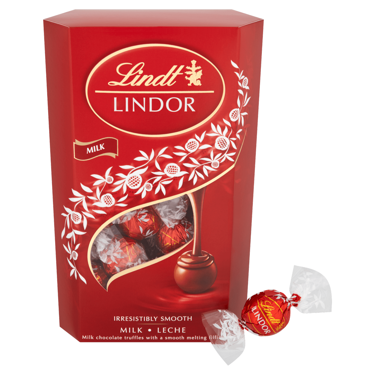 Lindt Lindor Milk Chocolate Truffles Box 337g - UK Food & Drink - 8003340091464