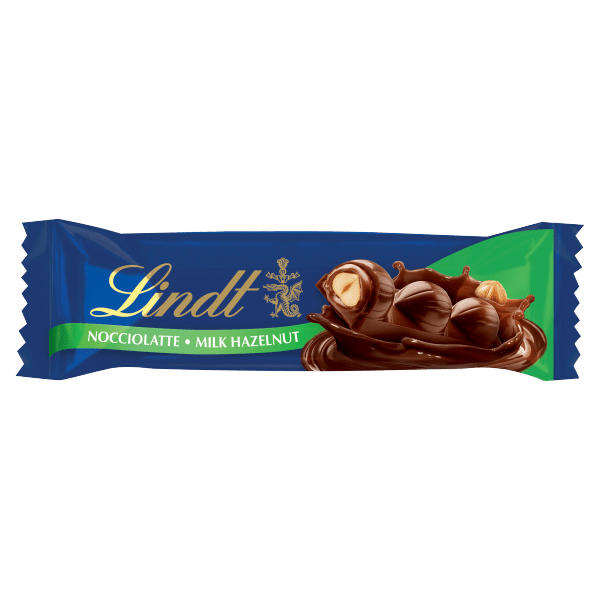 Lindt Nocciolatte Milk Chocolate Hazelnut Treat Bar 35g - UK Food & Drink - 8003340046150