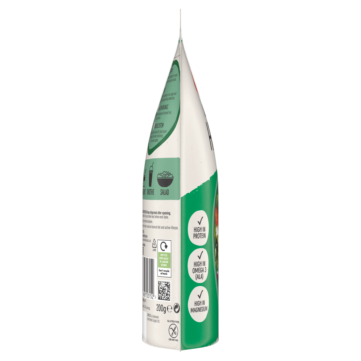 Linwoods Shelled Hemp 200g - UK Food & Drink - 5016887003152