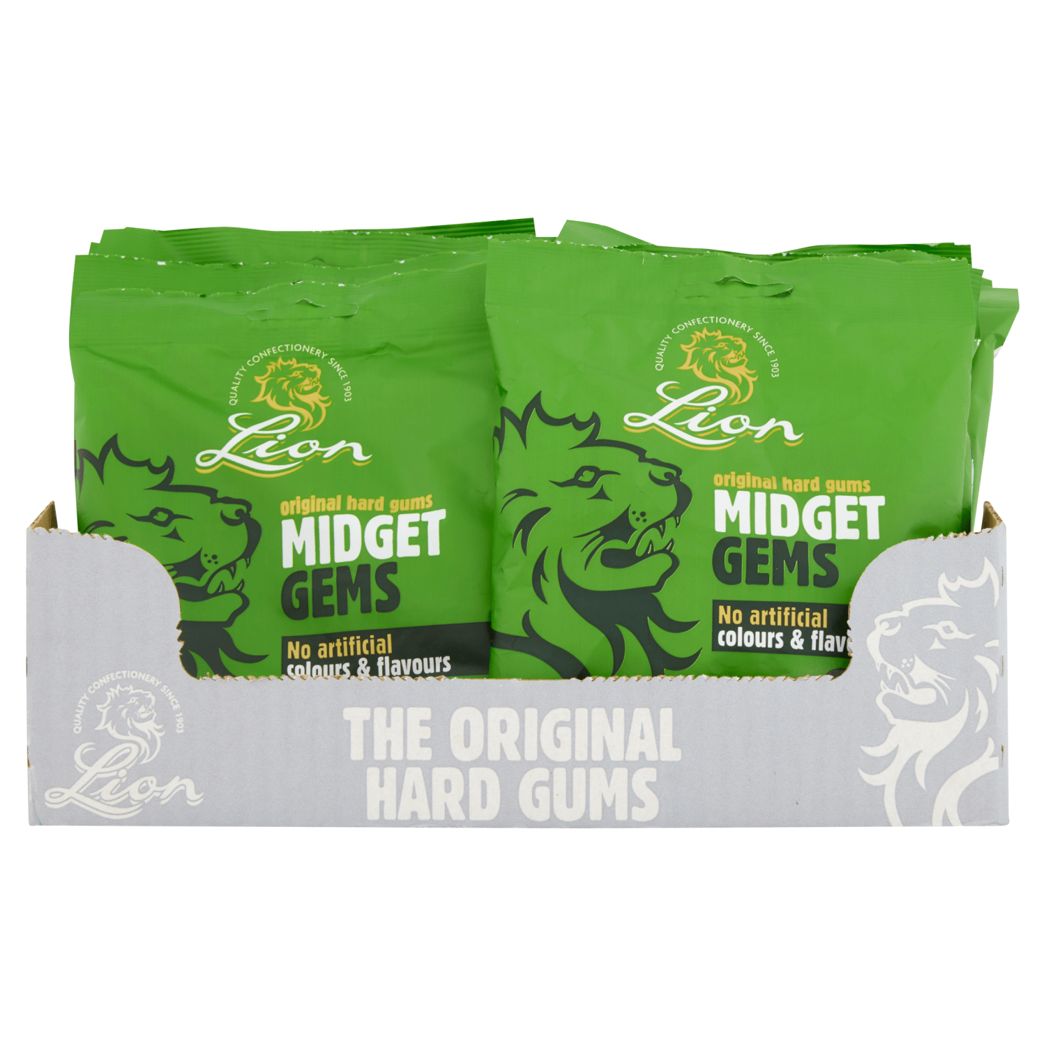 Lion Original Hard Midget Gems 190g - UK Food & Drink - 5010511477760