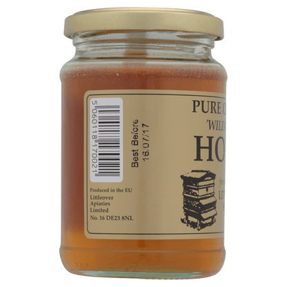 Littleover Apiary Pure Organic 'Wildflower' Honey 340g - UK Food & Drink - 5060118170021